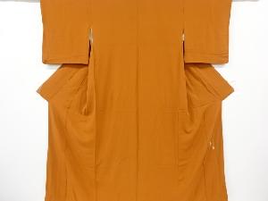 リサイクル　作家物　一つ紋色無地着物